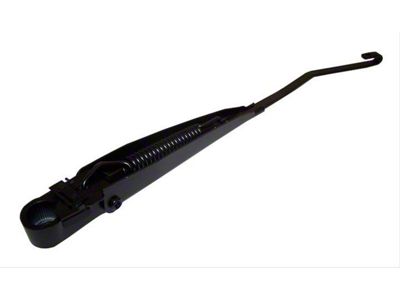 Windshield Wiper Arm; Left or Right Front; Black; LHD (97-04 Jeep Wrangler)