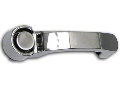 Outer Door Handle; Stainless Steel (07-18 Jeep Wrangler JK)