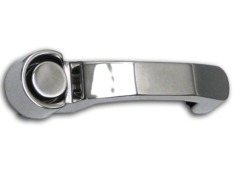 thumbnail image 2 of Evan-Fischer Chrome Exterior Door Handle For Jeep Wrangler JK (2007-2017) – Front/Rear, Left/Right, No Key Hole 2 of 4