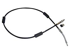 Rear Emergency Brake Cable; Passenger Side; 64-3/4-Inch (87-90 Jeep Wrangler YJ w/ Rear Disc Conversion)