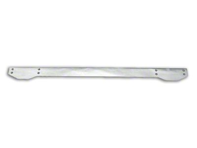 Rear Bumper Overlay; Stainless Steel (87-95 Jeep Wrangler YJ)