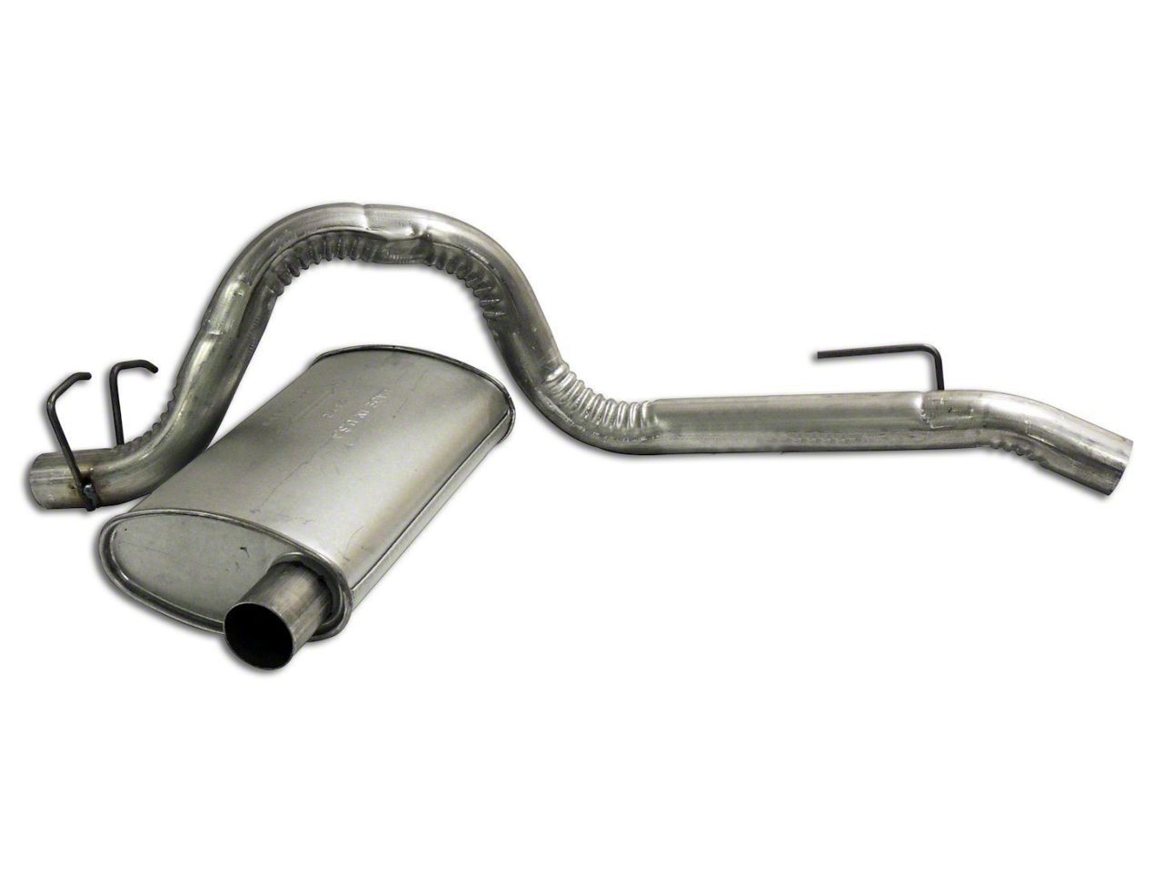 Jeep Wrangler Exhaust Muffler and Tailpipe (93-95 Jeep