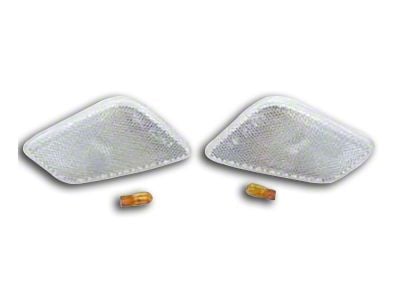 Side Marker Light Kit; Clear (97-06 Jeep Wrangler TJ)