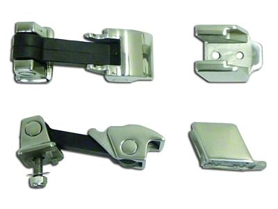 Stainless Steel Hood Catch Kit (07-18 Jeep Wrangler JK)