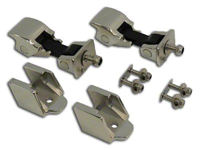 Stainless Steel Hood Catch Kit (97-06 Jeep Wrangler TJ)