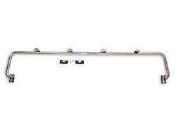 Stainless Steel Light Bar with 4-Light Tabs (76-95 Jeep CJ5, CJ7 & Wrangler YJ)