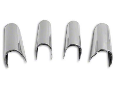 Steering Wheel Accents; Chrome (07-10 Jeep Wrangler JK)