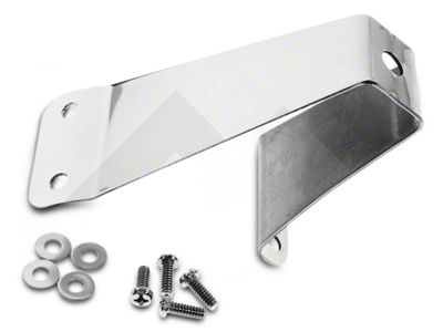 Tailgate Tire Stop; Stainless Steel (76-95 Jeep CJ7 & Wrangler YJ)