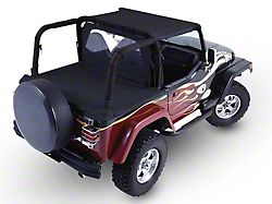 Tonneau Cover; Black Diamond (97-06 Jeep Wrangler TJ, Excluding Unlimited)