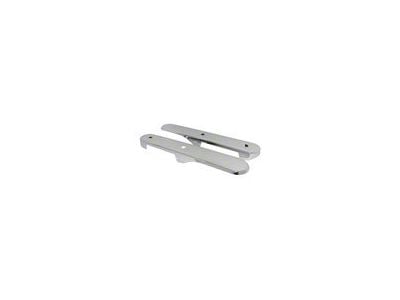 Interior Rear Door Accents Set; Chrome (07-10 Jeep Wrangler JK w/ Power Windows)