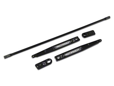 RockJock Antirock Rear Sway Bar Kit with Forged Arms (07-18 Jeep Wrangler JK 2-Door)