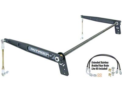 RockJock Antirock Rear Sway Bar Kit with Forged Arms (07-18 Jeep Wrangler JK 4-Door)