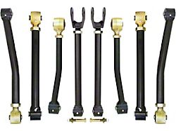 RockJock Johnny Joint 8-Piece Adjustable Control Arm Set (07-18 Jeep Wrangler JK)