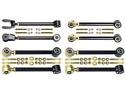 RockJock Johnny Joint 8-Piece Adjustable Control Arm Set (97-06 Jeep Wrangler TJ)