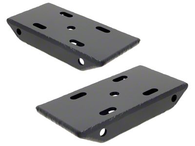 RockJock Heavy Duty Spring Plates for 2.50-Inch Wide Springs (07-18 Jeep Wrangler JK)