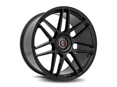 Curva Concepts C300 Gloss Black Wheel; 22x9; 15mm Offset (87-95 Jeep Wrangler YJ)