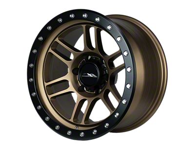 CXA Off Road Wheels CX5 VORTEX Texture Bronze with Black Ring 6-Lug Wheel; 17x9; 0mm Offset (24-25 Tacoma)