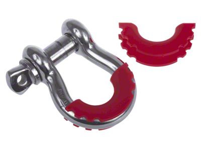 Daystar D-Ring Shackle Isolators; Red