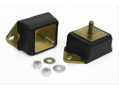 Daystar Engine Mount; Motor Mount; Black; Pair; Left (72-86 4.2L Jeep CJ5 & CJ7)