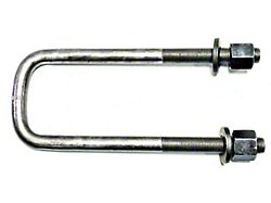 Dayton Rear Leaf Spring Axle U-Bolt Kit; 7-1/2-Inch x 60mm (95-23 6-Lug Tacoma)