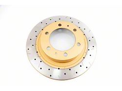 DBA 4000 Series XS Cross Drilled and Slotted 6-Lug Rotor; Front (03-09 4Runner w/ 12.56-Inch Front Rotors)