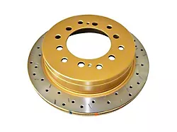 DBA 4000 Series XS Cross Drilled and Slotted 6-Lug Rotor; Rear (03-09 4Runner)