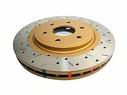 DBA 4000 Series XS Cross Drilled and Slotted 6-Lug Rotor; Front (05-25 V6 Frontier)