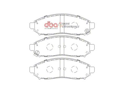 DBA Xtreme Performance Semi-Metallic Carbon Fiber Brake Pads; Front Pair (05-25 Frontier)