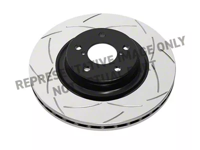 DBA Street Series T2 Slotted 5-Lug Rotor; Rear (14-23 Jeep Cherokee KL w/ Single Piston Front Calipers)