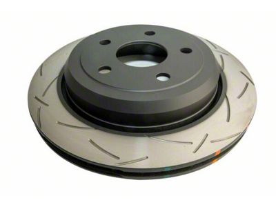 DBA 4000 Series T3 Slotted Rotor; Rear (11-21 Jeep Grand Cherokee WK2 w/ Vented Rear Rotors, Excluding SRT, SRT8 & Trackhawk)