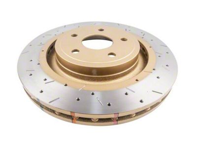 DBA 4000 Series XS Cross Drilled and Slotted Rotor; Front (06-10 Jeep Grand Cherokee WK SRT8)