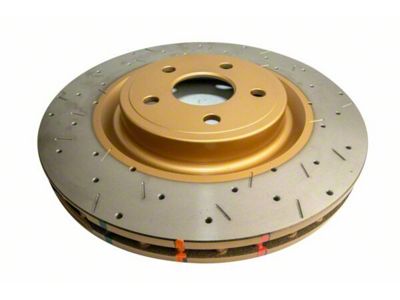 DBA 4000 Series XS Cross Drilled and Slotted Rotor; Front (12-21 Jeep Grand Cherokee WK2 SRT, SRT8)