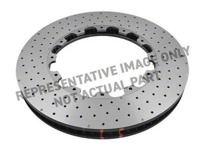 DBA 5000 Series XD Cross Drilled Rotor Ring; Front (12-21 Jeep Grand Cherokee WK2 SRT, SRT8)