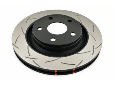 DBA 4000 Series T3 Slotted Rotor; Front (07-18 Jeep Wrangler JK w/ Heavy Duty Brakes)