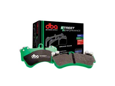 DBA Street Performance Semi-Metallic Carbon Fiber Brake Pads; Front Pair (18-25 Jeep Wrangler JL)