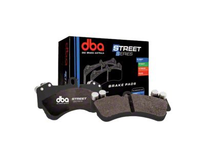 DBA Street Series Ceramic Brake Pads; Rear Pair (07-18 Jeep Wrangler JK)