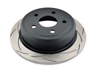 DBA Street Series T2 Slotted Rotor; Rear (07-18 Jeep Wrangler JK)