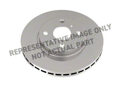 DBA Street Series T2 Slotted Rotor; Rear Driver Side (07-18 Jeep Wrangler JK)