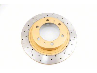 DBA 4000 Series XS Cross Drilled and Slotted 6-Lug Rotor; Front (05-23 Tacoma)
