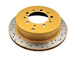 DBA 4000 Series XS Cross Drilled and Slotted 5-Lug Rotor; Rear (07-21 Tundra)