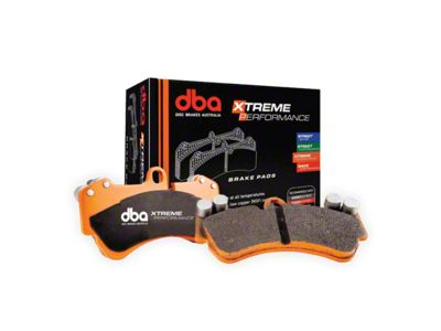 DBA Xtreme Performance Semi-Metallic Carbon Fiber Brake Pads; Front Pair (07-21 Tundra)
