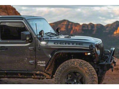 EGR VSL Vehicle Side Lights; Granite Crystal (18-25 Jeep Wrangler JL, Excluding 4xe & Rubicon 392)