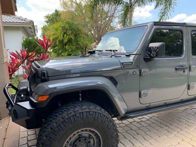 EGR VSL Vehicle Side Lights; Sting Gray (18-25 Jeep Wrangler JL, Excluding 4xe & Rubicon 392)