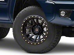 Deegan 38 by Mammoth Ghost Rider Flow Formed Satin Black 6-Lug Wheel; 17x8.5; 0mm Offset (05-15 Tacoma)