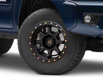 Deegan 38 by Mammoth Phantom 38 Flow Formed Satin Black 6-Lug Wheel; 17x8.5; 0mm Offset (05-15 Tacoma)