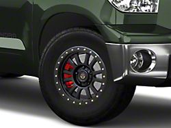 Deegan 38 by Mammoth Ghost Rider Flow Formed Satin Black 5-Lug Wheel; 18x9; 12mm Offset (07-13 Tundra)