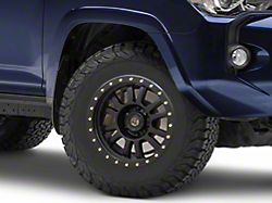 Deegan 38 by Mammoth Ghost Rider Flow Formed Satin Black 6-Lug Wheel; 17x8.5; 0mm Offset (10-24 4Runner)
