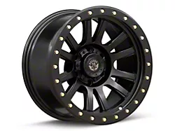 Deegan 38 by Mammoth Ghost Rider Flow Formed Satin Black 6-Lug Wheel; 17x8.5; 25mm Offset (25-26 4Runner)