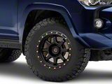 Deegan 38 by Mammoth Phantom 38 Flow Formed Satin Black 6-Lug Wheel; 17x8.5; 0mm Offset (10-24 4Runner)