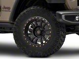 Deegan 38 by Mammoth Ghost Rider Flow Formed Satin Black Wheel; 18x9; -6mm Offset (20-26 Jeep Gladiator JT)